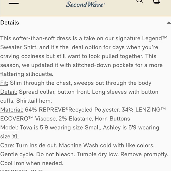 Faherty Red and Black Plaid Sweater Dress - Picture 3 of 9